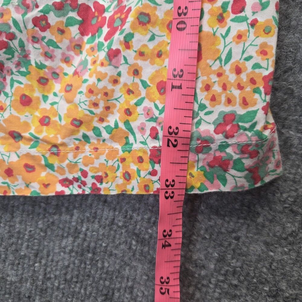 J.Crew Dress Womens 18 Multicolor Floral Sleeveless Tiered Midi Sundress Summer - Picture 11 of 11